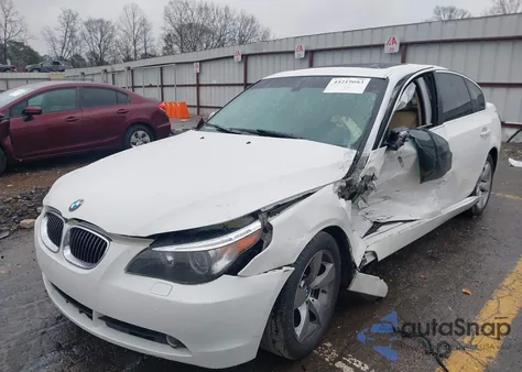 2007 BMW 530I from USA, damaged, VIN WBANE73577CM49205